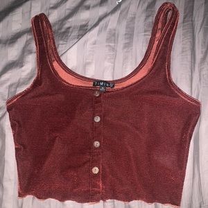 Burnt Orange tank top